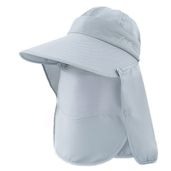 Summer Cap with Neck Shield for Beach Sports & Cycling