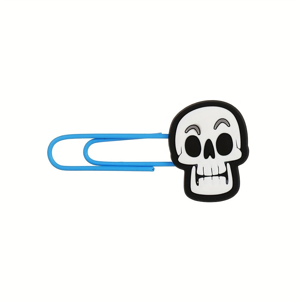Cartoon Ghost PVC Office Paper Clip, Halloween Small Gift Stationery