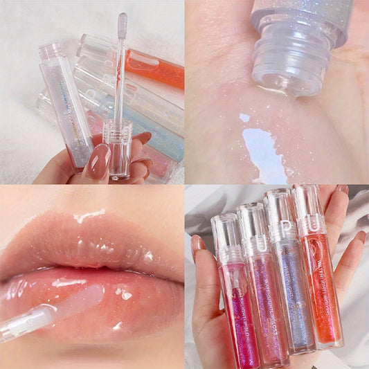 Hydrating Lip Glow Gloss: Moisturizing & Plumping, 5 Flavors, Tinted Balm