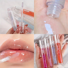 Hydrating Lip Glow Gloss: Moisturizing & Plumping, 5 Flavors, Tinted Balm