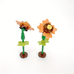 5pcs Building Block Sunflower Bouquet Toy for Parent Child DIY