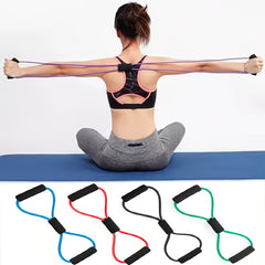TPE Elastic Stretching Rope for Fitness, Body Shaping