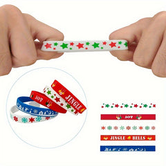 Christmas Silicone Bracelet Sporty Wristband