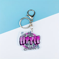 Sisters Acrylic Keychain Set - Perfect Gift for Christmas and Birthdays