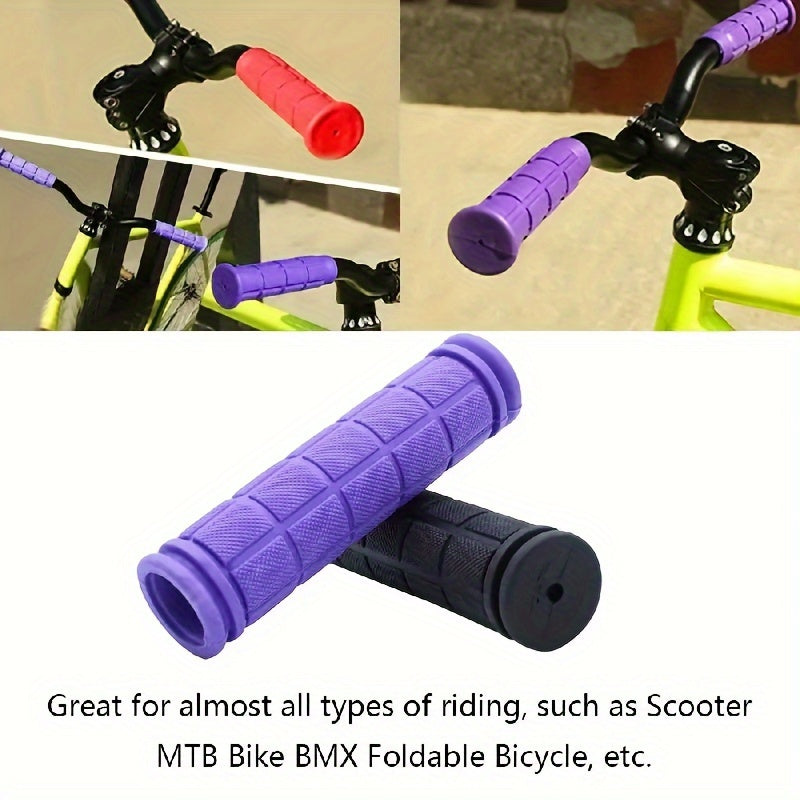 2pcs Colorful Fixed Gear Bike Handlebar Cover Soft Rubber Grip Stopper