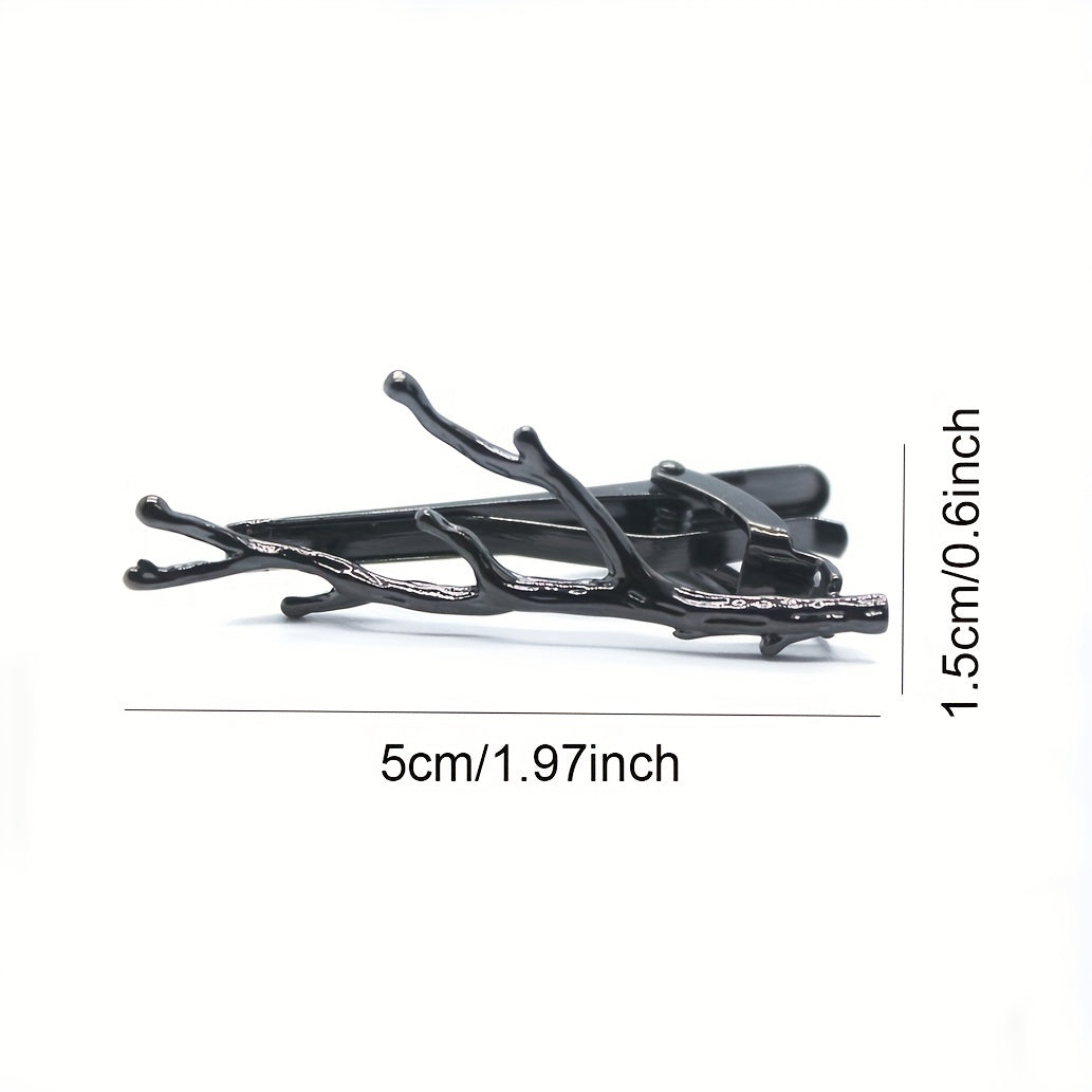 Tree Branch Shaped Tie Clip Gift For Men