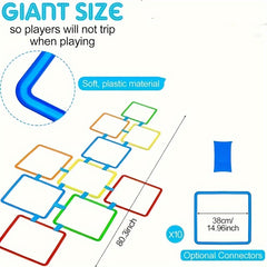 10pcs Bouncing Sensory Game Set Durable Outdoor Entertainment