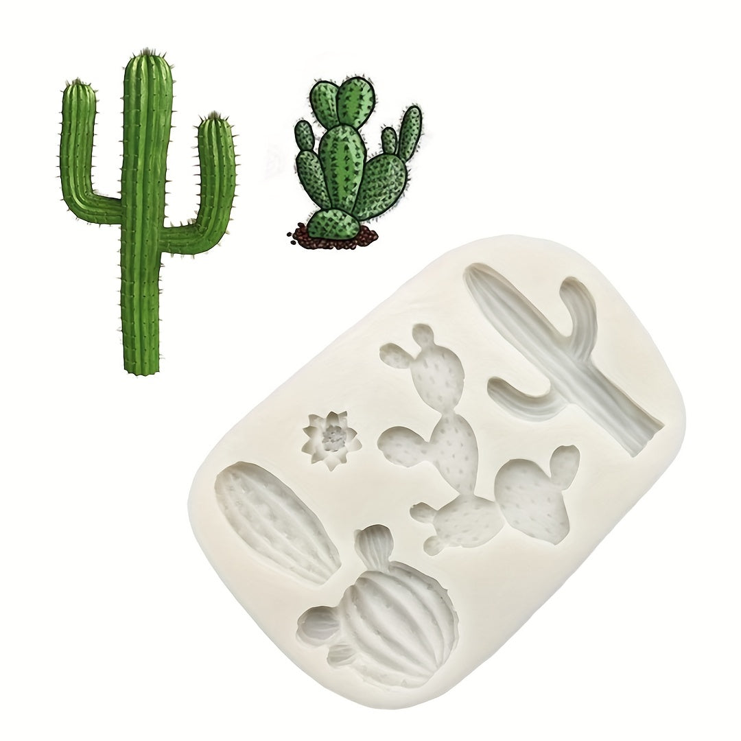 Cactus Silicone Fondant Mold for Cake Decorating