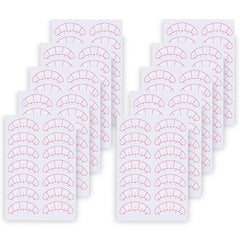 10 Sheets Eyelash Extension Paper Patches 3D Under Eye Pads