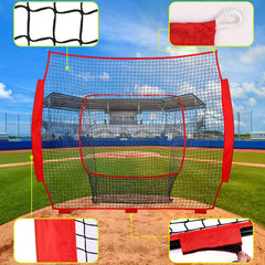 Baseball & Softball Replacement Net 7 Strand Heavy Duty Knotless Polyester