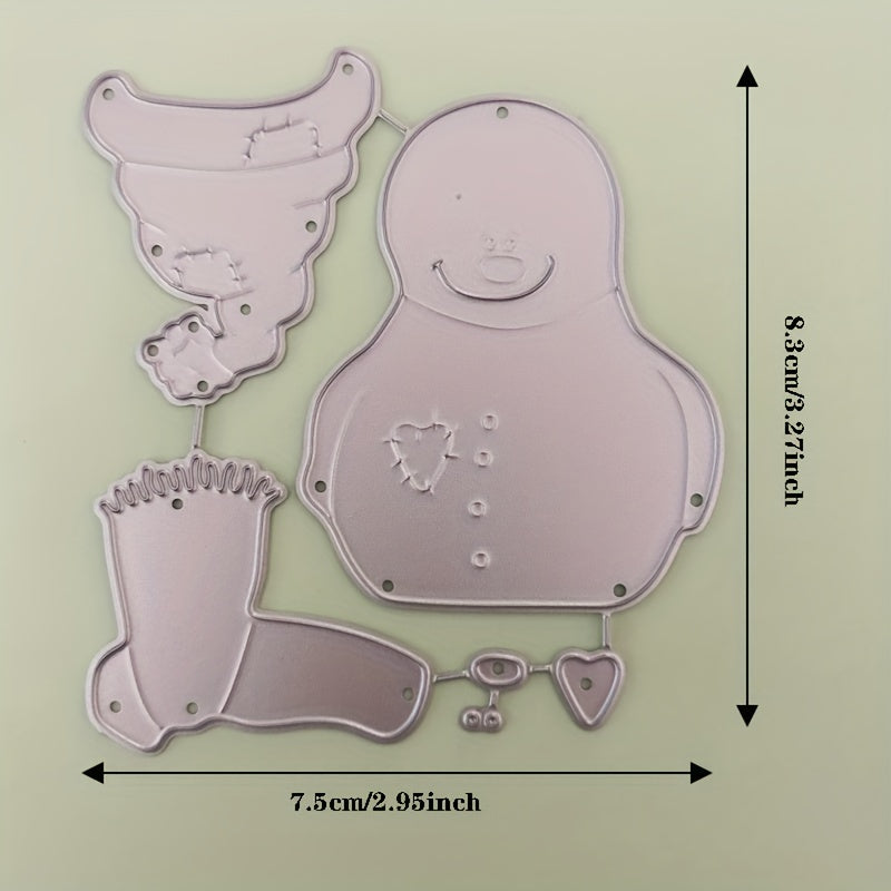 Christmas Snowman Metal Cutting Dies Stencil DIY Scrapbooking Embossing