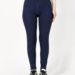 Striped Skinny Stretchy Leggings High Waist Leggings Women's Clothing
