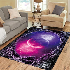 Soft and Waterproof 3D Flannel Kitchen Floor Mat Non-slip Rug