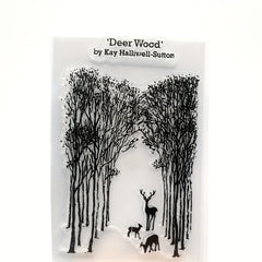 Christmas Forest Deer Silicone Transparent Stamp