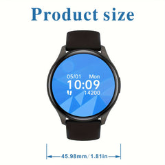1.43" AMOLED Touch Sports Smartwatch Calls Fitness Track Voice Assistant