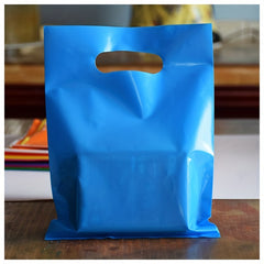 10 Plastic Party Gift Bags Children's Birthday Christmas Halloween Wedding