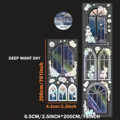 Vintage Dream Window Sticker Decal Waterproof for DIY Scrapbook Journal Notebook