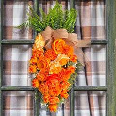 Carrot Flowers Upside Down Tree Spring Decoration