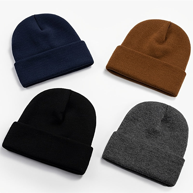 Warm Wool Knit Hat for Winter Couple