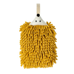 Cartoon Hedgehog Chenille Fingertip Towel - Soft Hand Drying Towel
