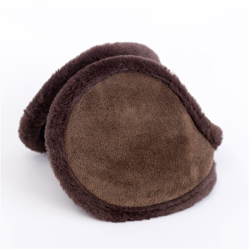 Men's Plush Backwear Earmuffs Cold-proof