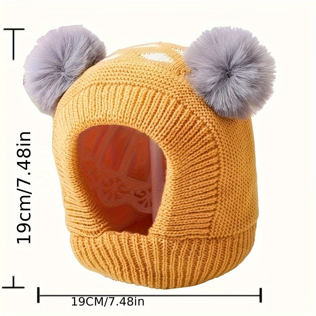 Kids Winter Warm Hat Cartoon Baby Knitted Hat