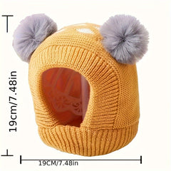 Kids Winter Warm Hat Cartoon Baby Knitted Hat