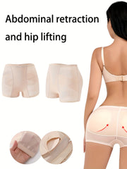 Mesh Stitching Shaping Panties Tummy Control Butt Lifting Underwear