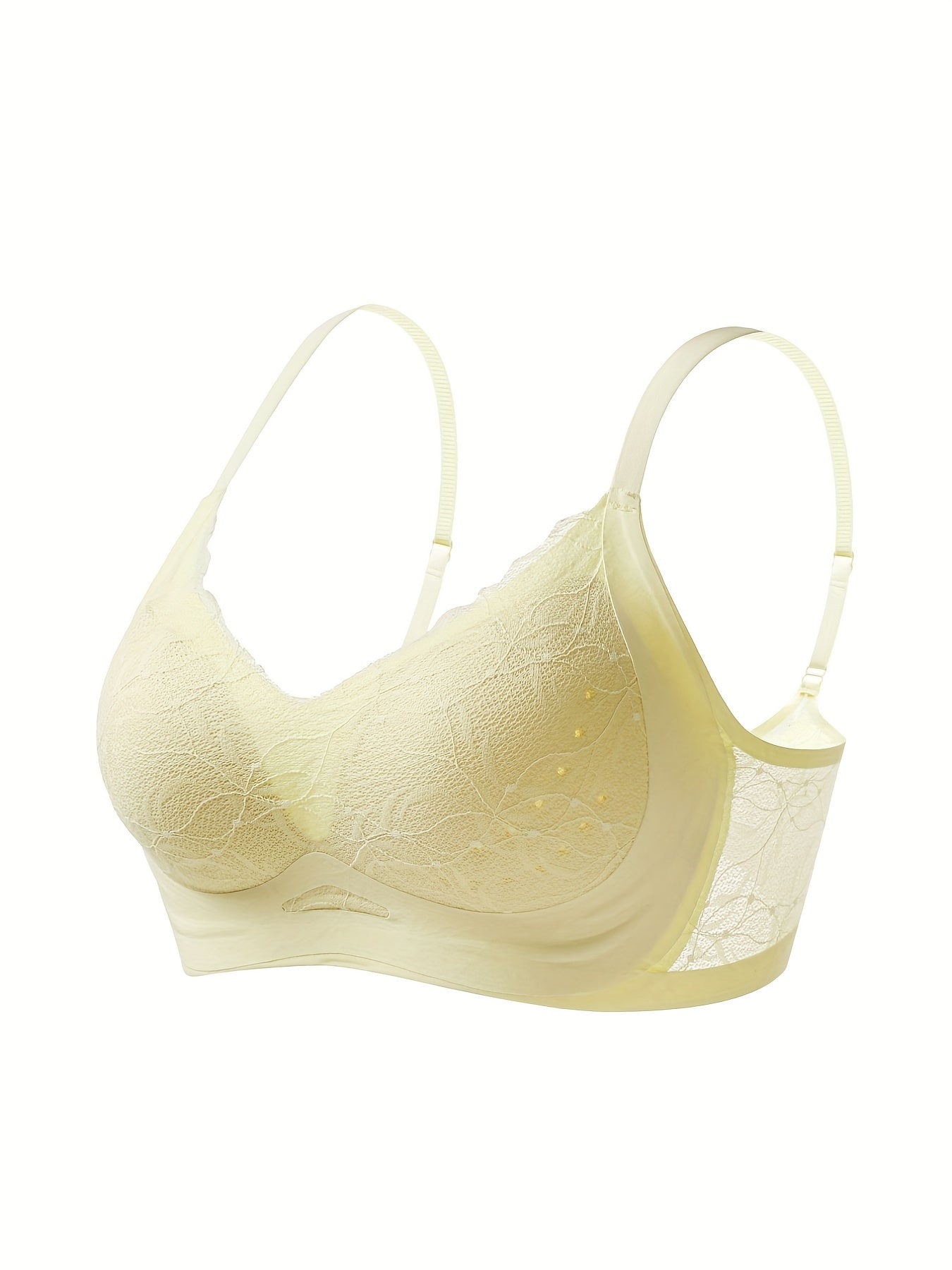 Lace Wireless Bra Push Up Intimates Comfy & Breathable Women's Lingerie