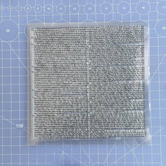 Transparent Silicone Stamp for Notebook Greeting Cards Flash Card Style