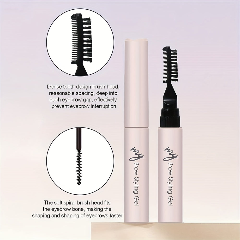 3-In-1 Brow Coloring Set: Gel, Pencil, Pomade - Brown