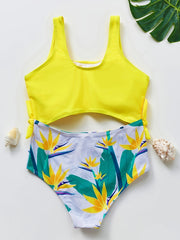 Girls Onesie Swimsuit 5-14 Years Old Kids Swimwear