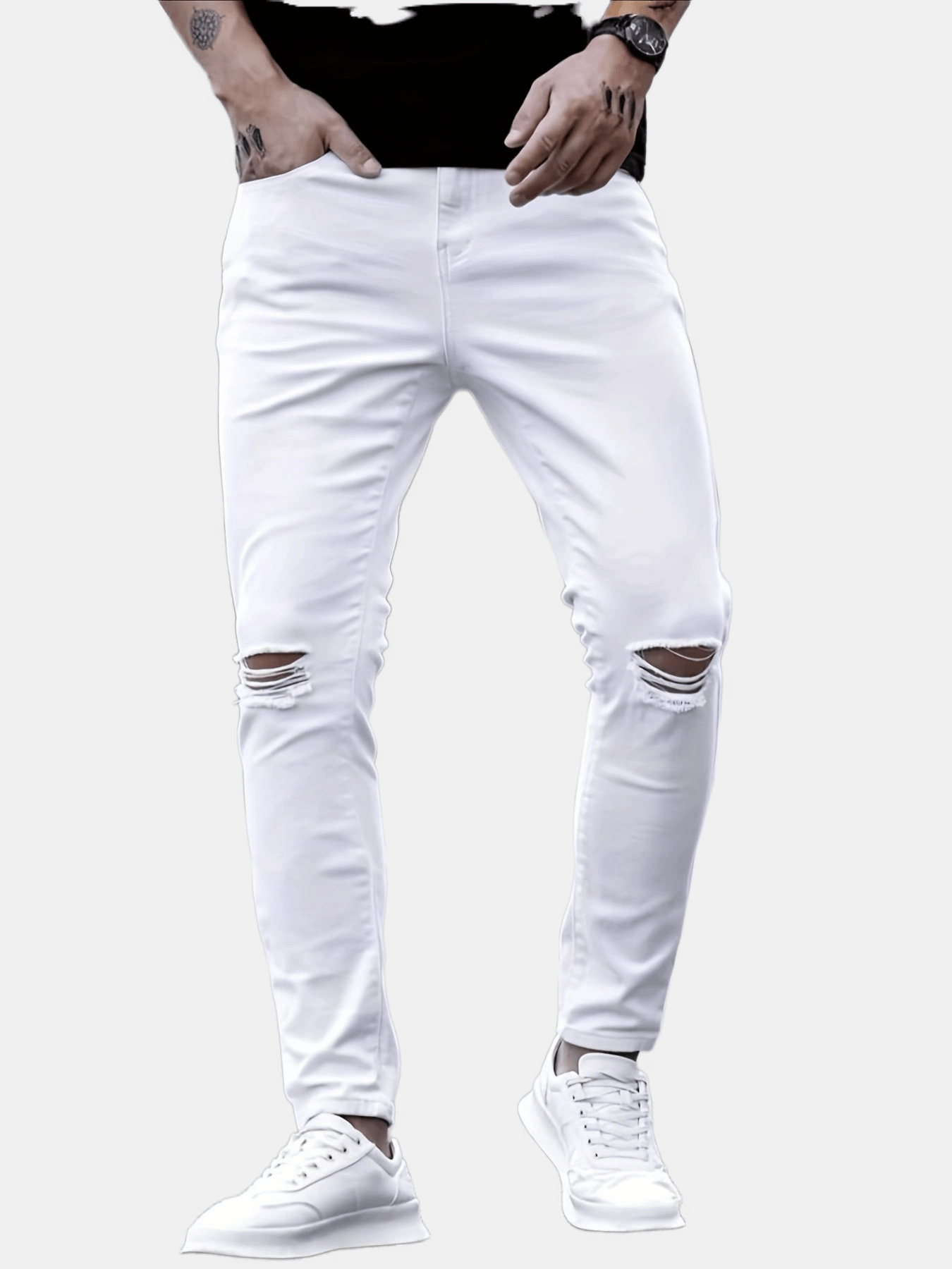 Men's Ripped Skinny Fit Jeans