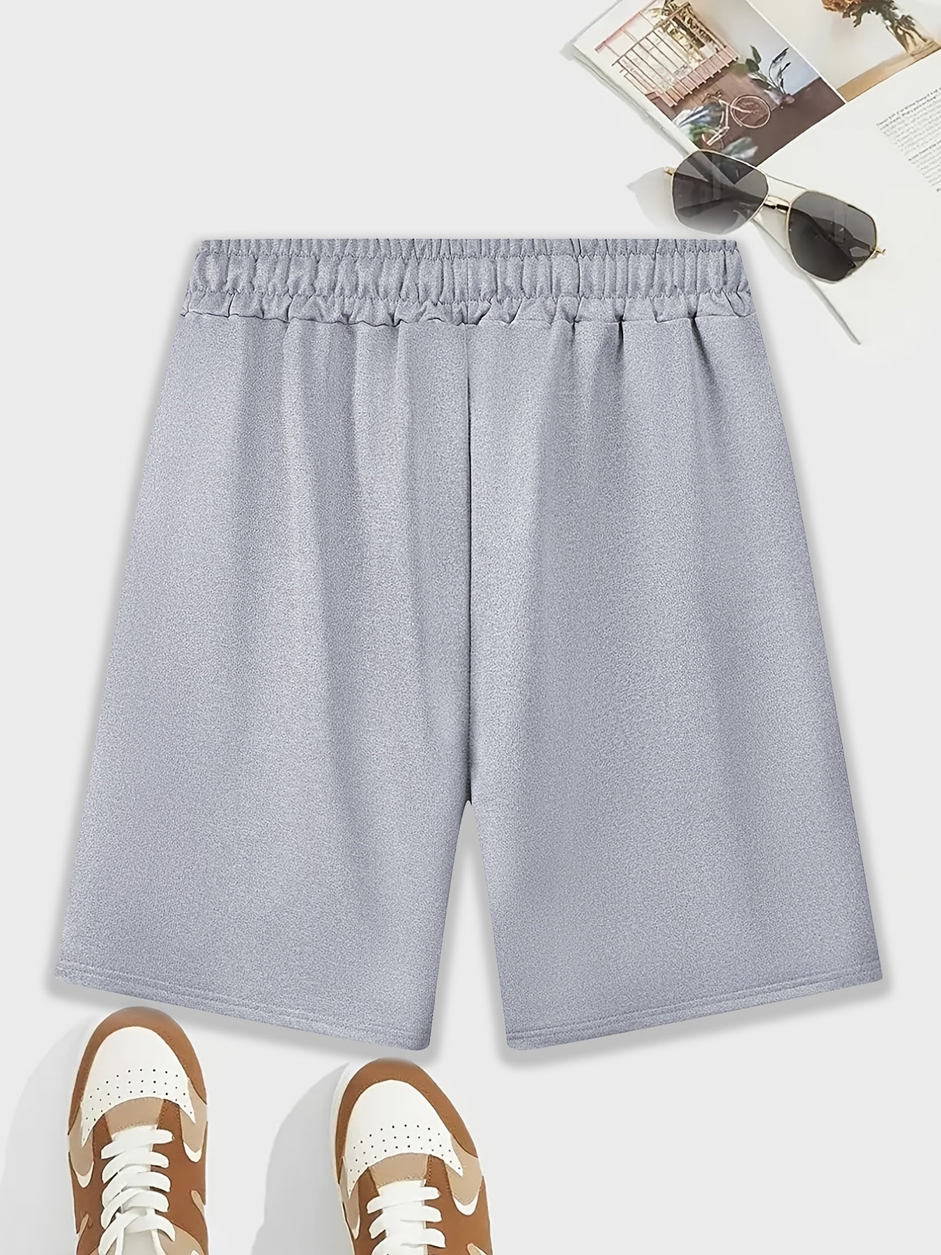 Men's Dragon Graphic Drawstring Waist Shorts Chinese Year