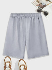 Men's Dragon Graphic Drawstring Waist Shorts Chinese Year