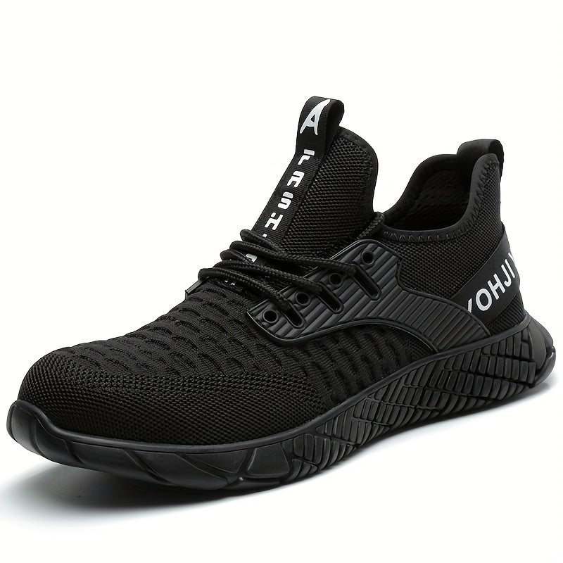 Men's Steel Toe Anti Smashing Work Safety Shoes