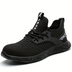 Men's Steel Toe Anti Smashing Work Safety Shoes