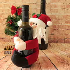 2pcs Christmas Wine Bottle Cover Xmas Party Decorations