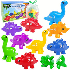 Dinosaur Matching Toy 18 Months Learn Numbers 1-10