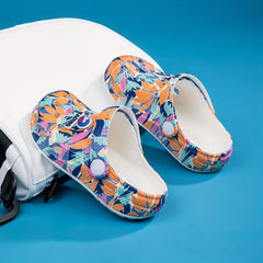 Floral Pattern Clog Casual Water Shoes for Kids