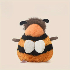 Bumblebee Plush Toy, Soft Stuffed Animal with Expressive Eyes