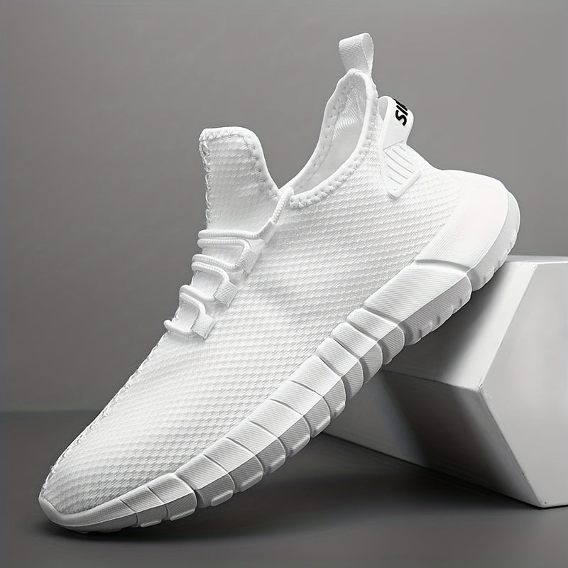 Men's Lightweight Knitted Walking Shoes Breathable Summer Casual Shoes