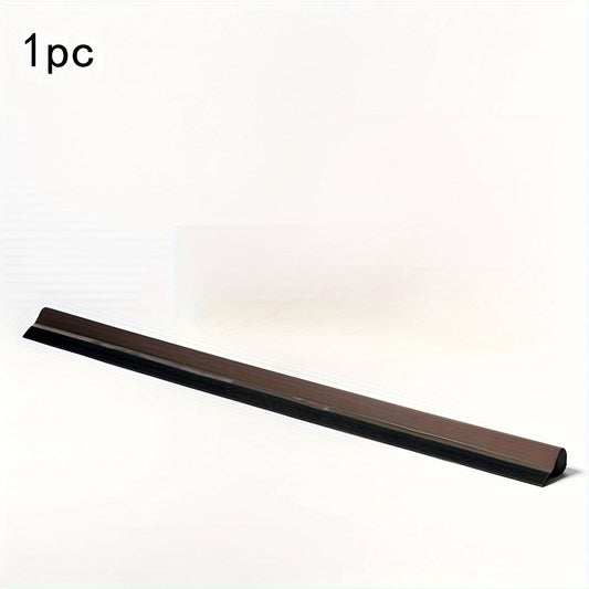 Brown Door Draft Stopper with Self-Adhesive Tape Seal