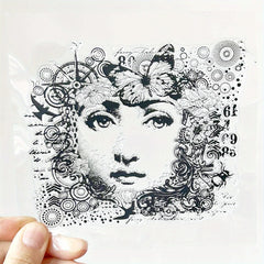 Clear Stamp Painting Tool for DIY Scrapbook Decoration