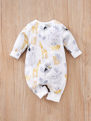 Animal Print Baby Bodysuit
