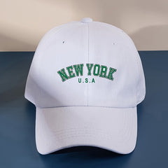 YORK Washed Baseball Cap Distressed Sun Hat