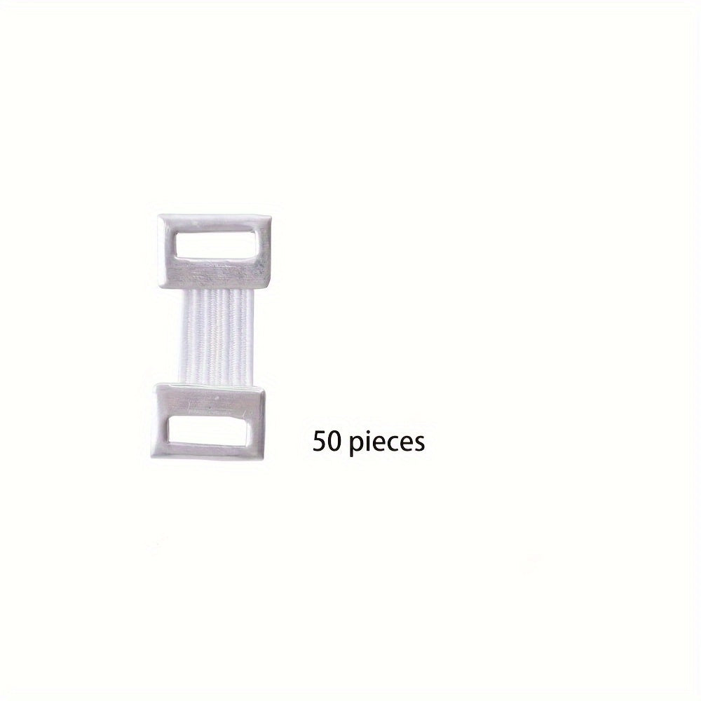 50pcs Elastic Bandage Clips Stretch Metal Clips w/ Storage Box