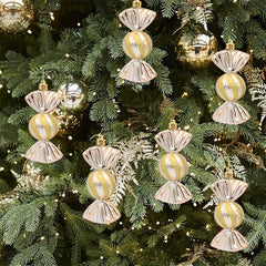 6pcs Christmas Candy Props Tree Pendants