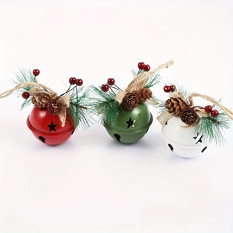 1pc Christmas Bell Decor Holiday Home Decoration Pendant