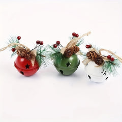 1pc Christmas Bell Decor Holiday Home Decoration Pendant